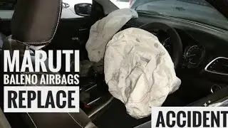 MARUTI BALENO AIRBAGS REPLACE | After CRASH | Full Process | HINDI | STEP BY STEP