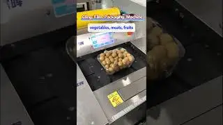 Cling Film Packaging Machine for fruits. #food #packingmachinefactory #packing #machine #tools