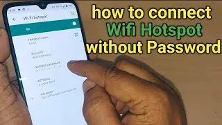 how to connect to WiFi hotspot without  password | how to remove wifi hotspot password