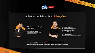 💼 Or&ccedil;aBlack LIVE: Aulas especiais sobre Licita&ccedil;&otilde;es - 10/11