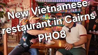 Conversation with Jay at Pho8, Shields Street, Cairns 