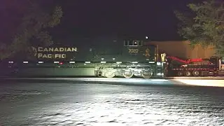 MUST WATCH! CP 7020 leads train #199