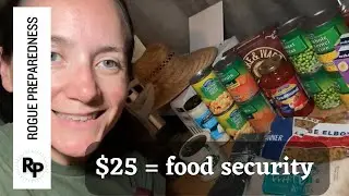 Food Storage on a Budget: $25 a Week Challenge