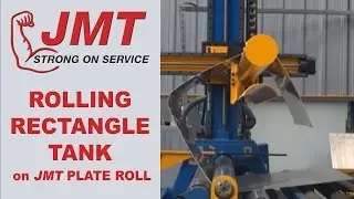 JMT HRB4 2004 CNC Plate Roll Bending a Rectangle Tank