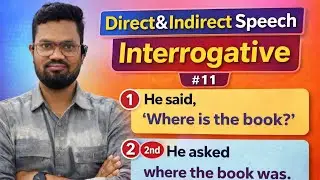 //Narration//Direct&Indirect Speech Interrogative 2nd sentence by Rahulsir #education#englishgrammar