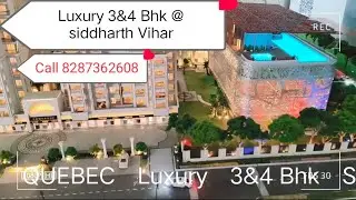 Apex Quebec @ siddharth vihar #3bhk #4bhk Call 8287362608
