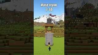 Minecraft Castle Tower🏰 #shorts #minecraft