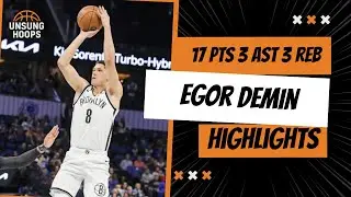 Egor Demin 17 PTS vs Bucks (12/14/25) | Nets vs Bucks Highlights