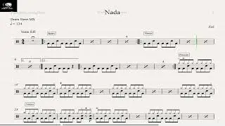 Nada - Zo&eacute; - Drum Sheet Demo