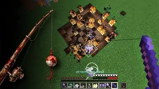 La Canne &agrave; Peche est l'arme la plus forte de minecraft | rod/mace/elytra compil 2
