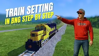 How to Set Up a Train on Track in BeamNG | Step-by-Step Tutorial