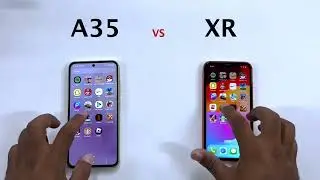 Samsung Galaxy A35 5G vs Apple iPhone XR Speed Test