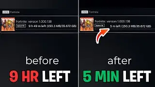 How to update Fortnite in minutes! (50x Download Speed)(Season 3)