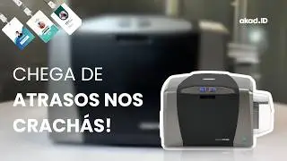Fargo DTC1250e:A Impressora de Crachá Ideal para RH, Facilities, Controle de Acesso, Faculdades...