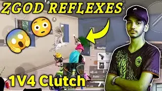 🔥 ZGOD OP Reflexes 😳 1V4 Clutch With Grenade 😱