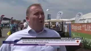 Bennett visits the Farm Progress Show 2015