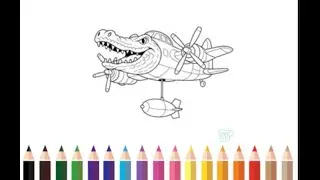 How to Draw Bombardiro Crocodilo. Italian Brainrot
