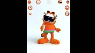 Talking Garfield Android Gameplay IOS