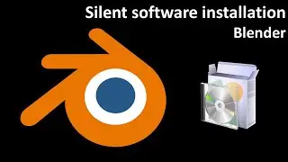 Silent software installation: Blender