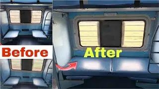 🔓💺How to Unlock The Train Side Lower Berth Seat Arrangement for Sleeping in 2nd Class 🚂 Seat Unlock🔓