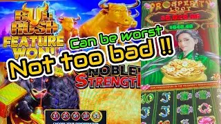 Enjoy my play. Not too bad at all. Bull rush Prosperity link #slot #pokie