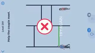 Easy Game Level 291 Help the couple meet