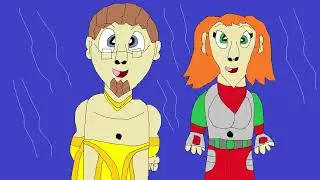Judith and Me (Star Fox Adventures) (2002) Art by J.A. Ealy (An Autistic Person)