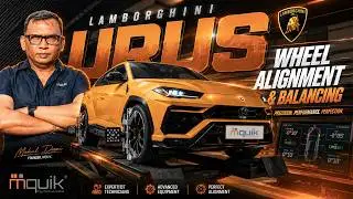 Lamborghini Urus Wheel Alignment & Balancing at Mquik | Expert Precision!
