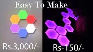 How To Make Hexagon Light At Home 2020 | Hexagone light panels