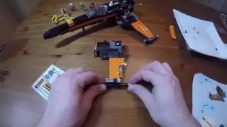 Lego Poe's X-wing Fighter build #75102