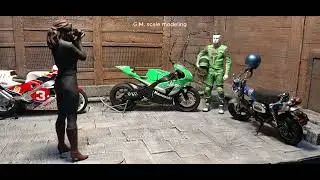Kawasaki Ninja. 1/12 scale.plastic model kit.Tamiya