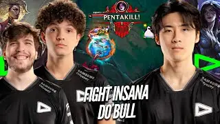 BULL, REDBERT e XYNO - 3 LOUD na MESMA PARTIDA, ROLOU PENTAKILL!! - TREINO CBLOL 2026