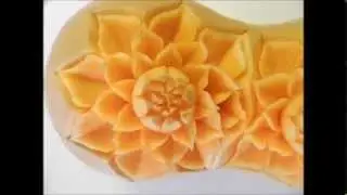 Vegetables carving, Intagli by Chef Claudio Crotti-