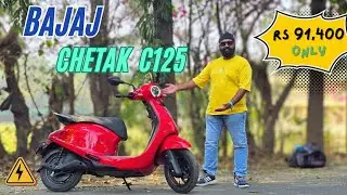 Bajaj Chetak C25 Review in Hindi| Most Affordable Premium EV Scooter | Rs 91,400
