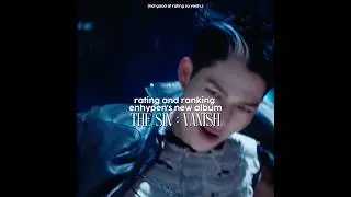 rating and ranking enhypen's new album THE SIN:VANISH | #enhypen #kpop #shorts #viral