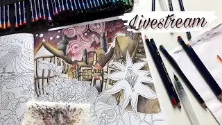 THE MAGICAL CITY: Old english village pt. 3 (Inktense)