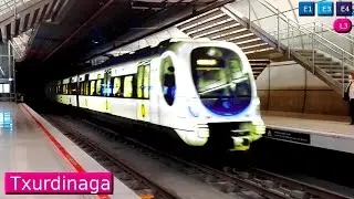 Txurdinaga L3 - E1 - E3 - E4 : Метрополитен Бильбао ( Euskotren 950 )