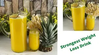 Pineapple Ginger Weight Loss Drink | How to Lose Weight Fast Without Exercise