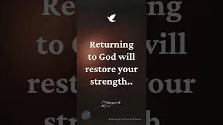 Return and Be Renewed &mdash; God Restores What You Surrender | Genesis 35 #shorts #jesuslovesyou