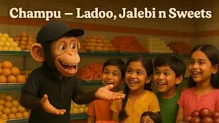 ਚੰਪੂ ਗਿਆ ਹਲਵਾਈ ਦੀ ਦੁਕਾਨ ਵਿੱਚ । Champu in Sweet Shop । Comic Story for Kids