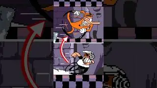 Pizza Tower, but I CAN FINALLY PLAY AS MR. STICK! [Pizza Tower mods Shorts] #pizzatowershorts