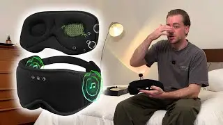 Обзор 3D-маски для сна из бамбукового хлопка с наушниками &ndash; Bluetooth 5.4 наушники для сна для те...