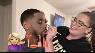 GIRLFRIEND DOES BOYFRIEND MAKEUP!!