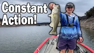 Incredible Wintertime Bass Fishing On Lake Travis!