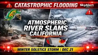 MAJOR WEATHER ALERT: Atmospheric River Threatens California - Winter Solstice 2024 Weather Report