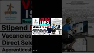 Recruitment by Vikram Sarabhai Space Centre ( ISRO ) 2021 | Link is Given in the Comment Box .