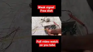 waak signal problem free dish #shorts #tranding