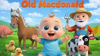 📌 Old MacDonald Had a Farm 🚜🎶 | Cute Babies Animal Song 🧸 | Baby Bubbles