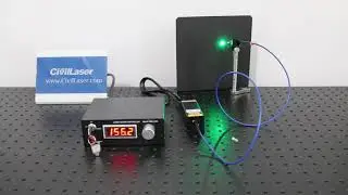 520nm 40mW PM Fiber Coupled Laser