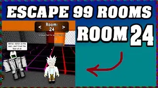 ROOM 24 ESCAPE 99 ROOMS Roblox Walkthrough [Full Guide English] 🗝️